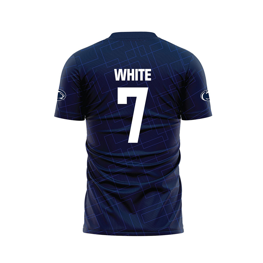 Penn State - NCAA Women's Soccer : Amelia White - Navy Soccer Jersey-1
