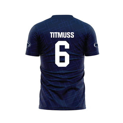 Penn State - NCAA Women's Soccer : Kealey Titmuss - Navy Soccer Jersey-1