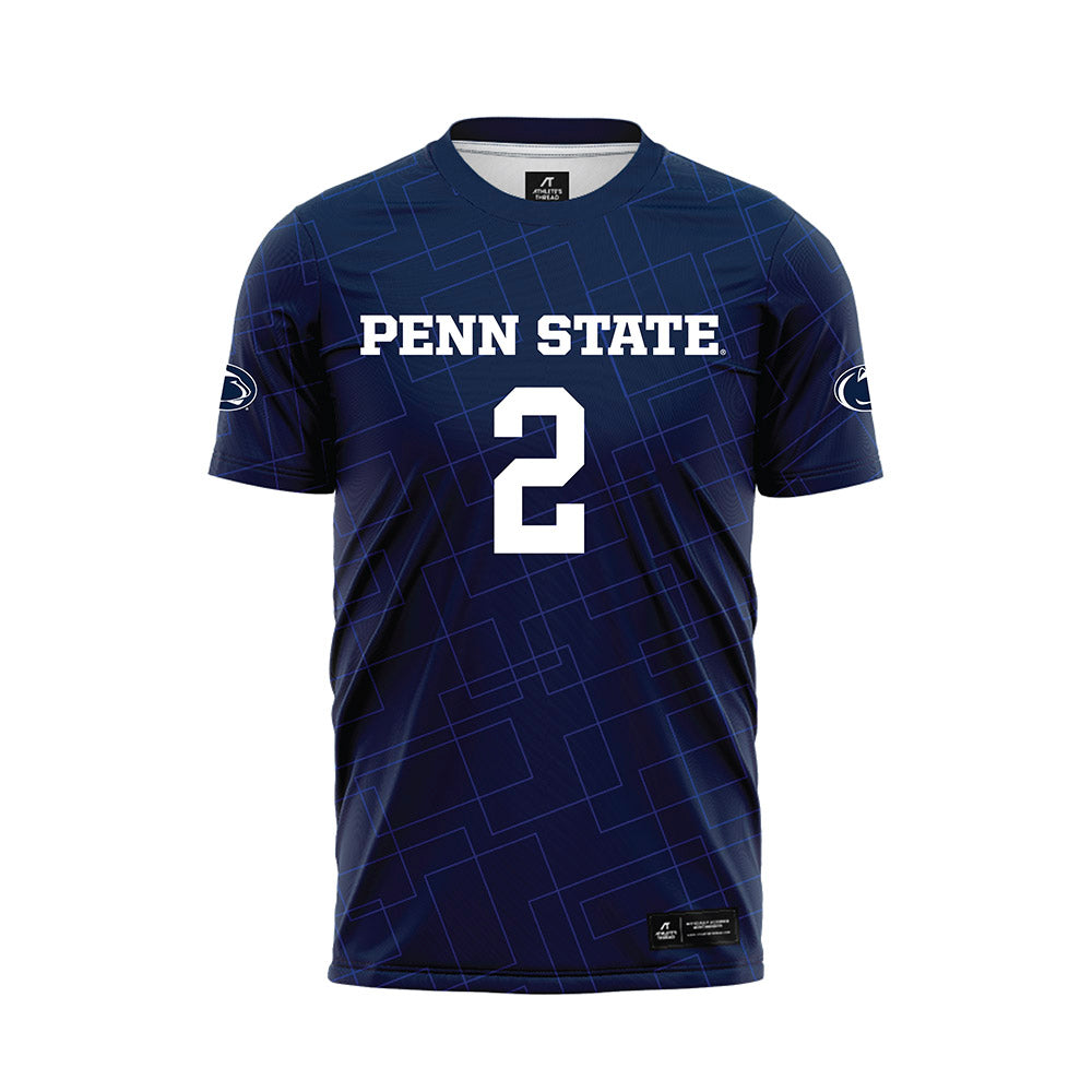 Penn State - NCAA Women's Soccer : Molly Martin - Navy Soccer Jersey-0
