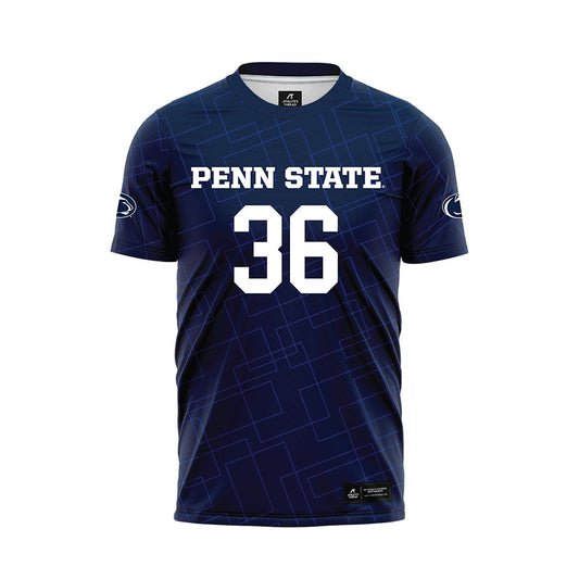 Penn State - NCAA Women's Soccer : Lilly Burger - Navy Soccer Jersey-0