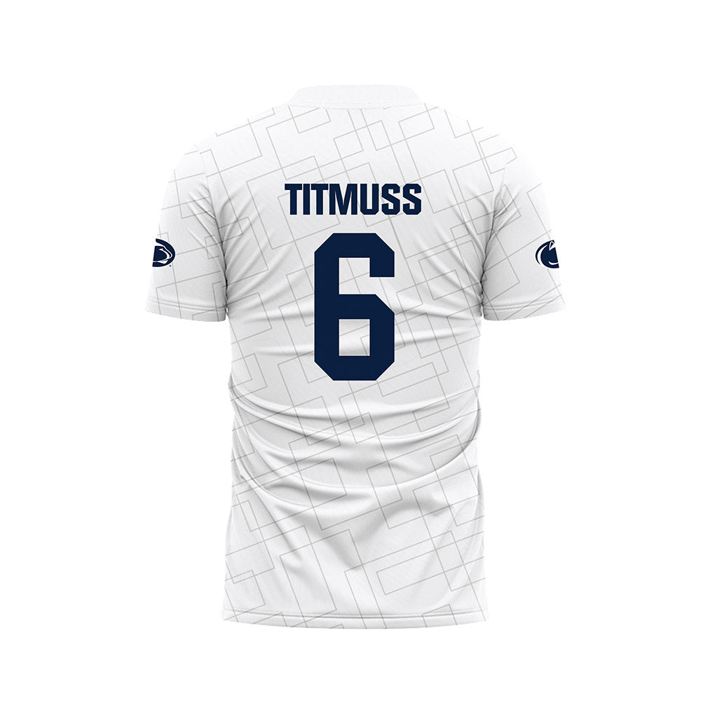 Penn State - NCAA Women's Soccer : Kealey Titmuss - White Soccer Jersey-1