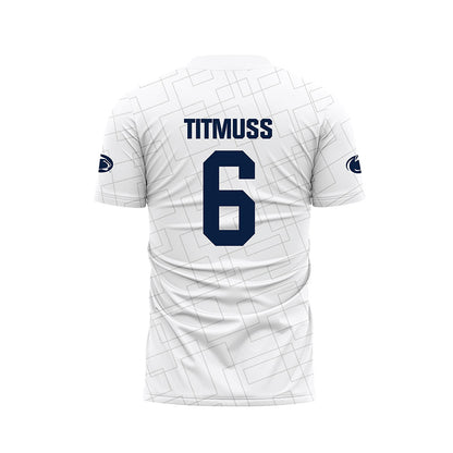 Penn State - NCAA Women's Soccer : Kealey Titmuss - White Soccer Jersey-1