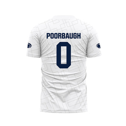 Penn State - NCAA Women's Soccer : Amanda Poorbaugh - White Soccer Jersey-1
