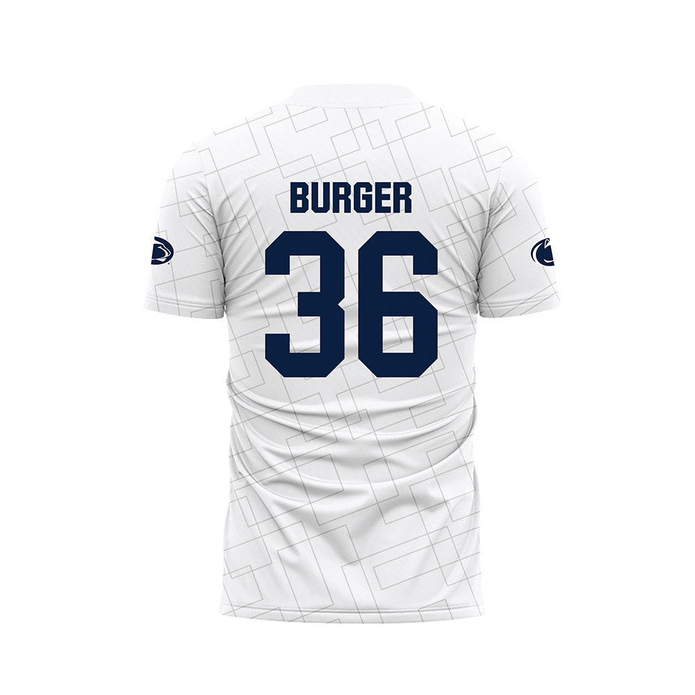 Penn State - NCAA Women's Soccer : Lilly Burger - White Soccer Jersey-1