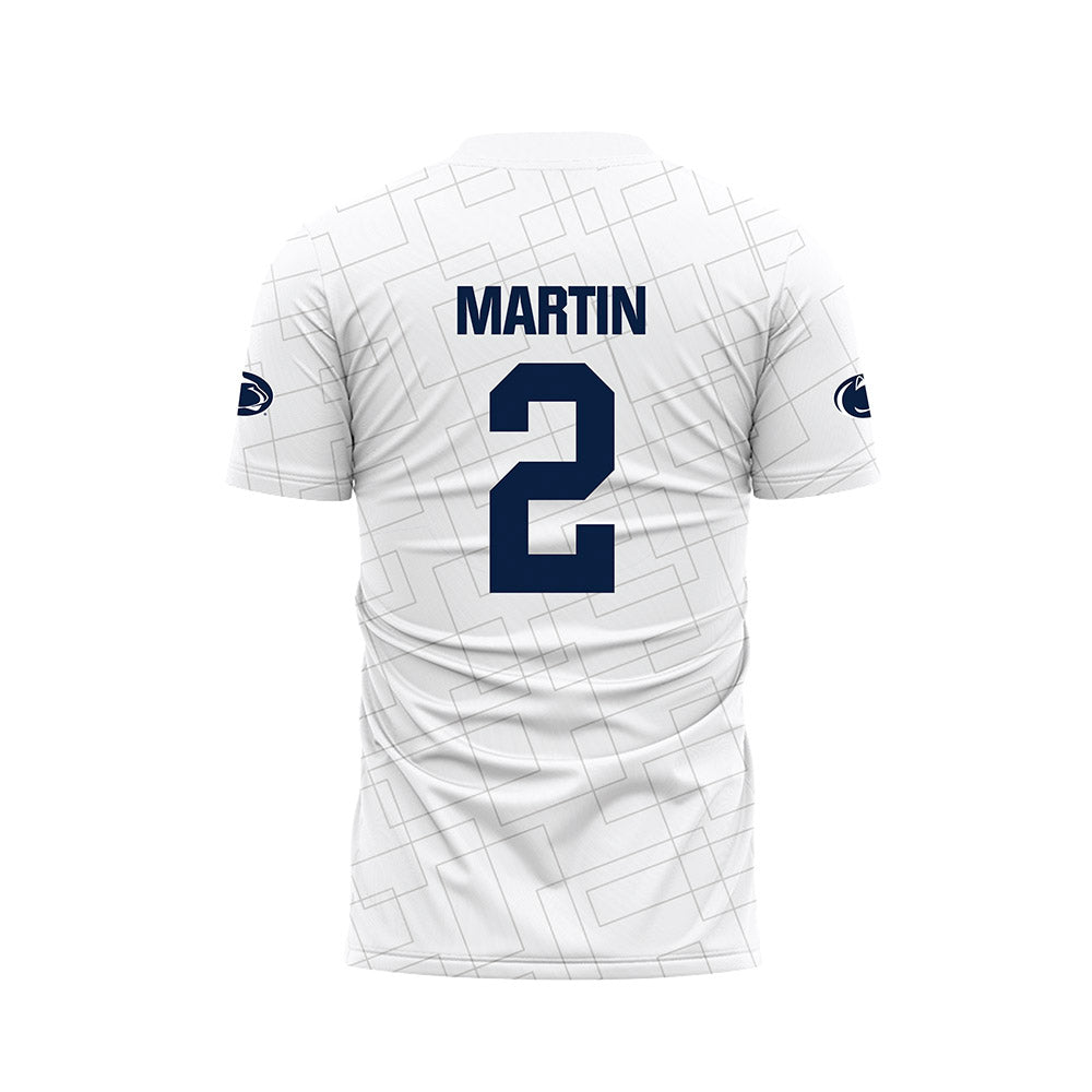 Penn State - NCAA Women's Soccer : Molly Martin - White Soccer Jersey-1