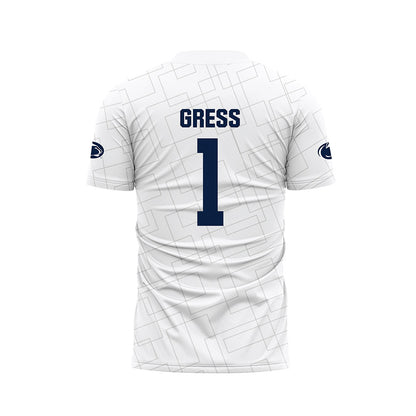 Penn State - NCAA Women's Soccer : Mackenzie Gress - White Soccer Jersey-1