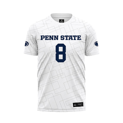 Penn State - NCAA Women's Soccer : Jolie Farmer - White Soccer Jersey-0