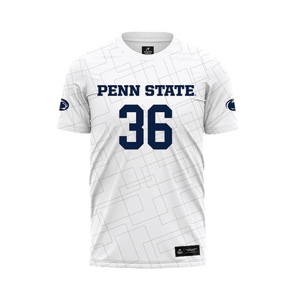 Penn State - NCAA Women's Soccer : Lilly Burger - White Soccer Jersey-0