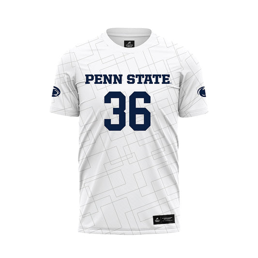 Penn State - NCAA Women's Soccer : Lilly Burger - White Soccer Jersey-0