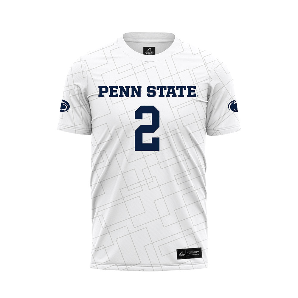 Penn State - NCAA Women's Soccer : Molly Martin - White Soccer Jersey-0