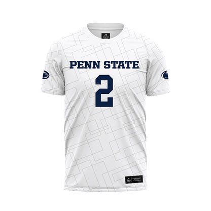 Penn State - NCAA Women's Soccer : Molly Martin - White Soccer Jersey-0
