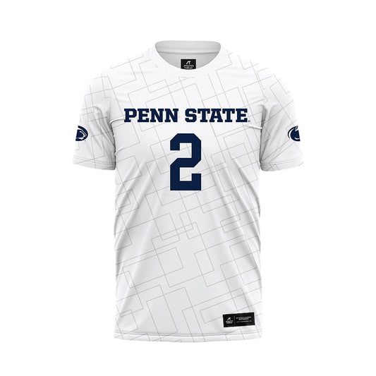 Penn State - NCAA Women's Soccer : Molly Martin - White Soccer Jersey-0