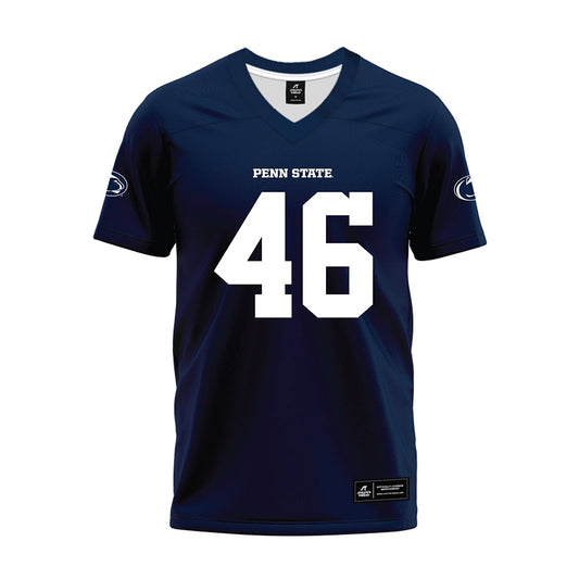 Penn State - NCAA Football : Cortez Harris - Navy Premium Football Jersey-0