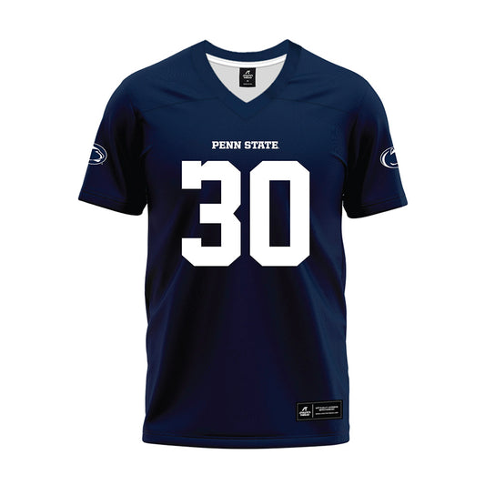 Penn State - NCAA Football : Kari Jackson - Navy Premium Football Jersey-0
