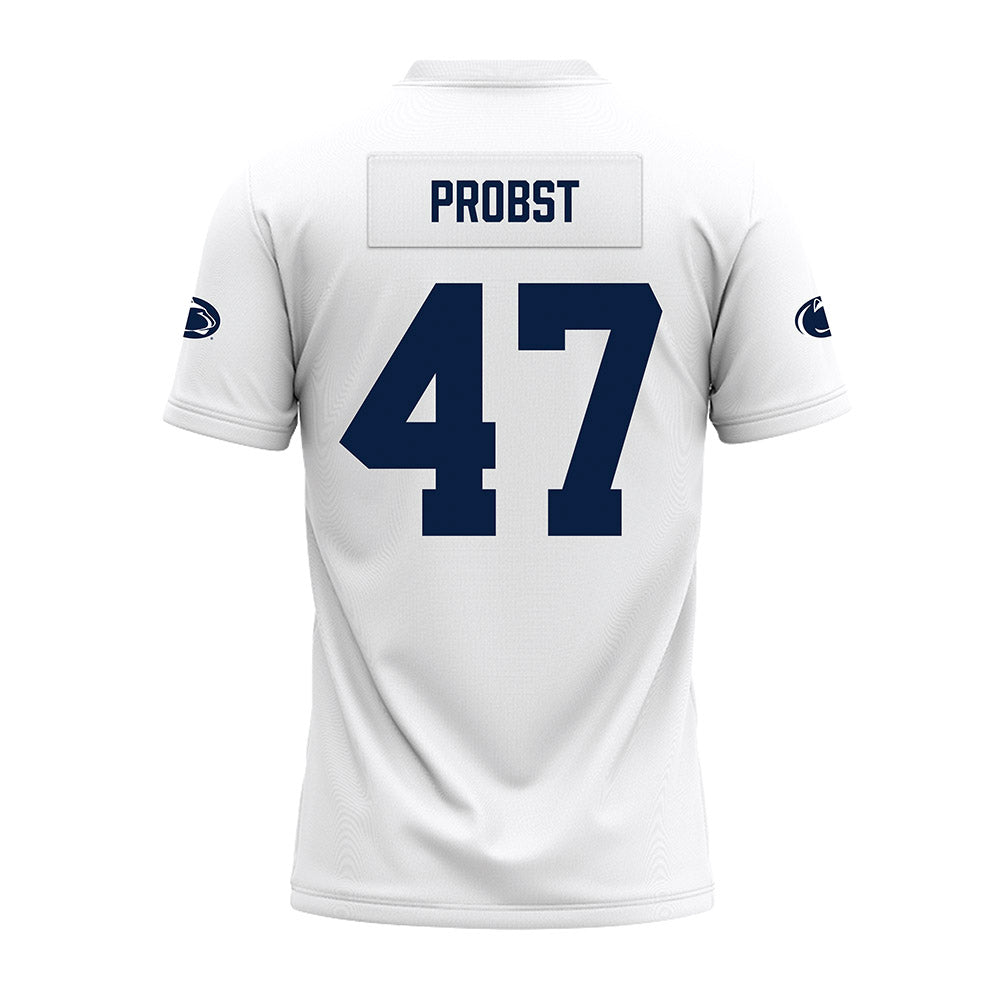 Penn State - NCAA Football : Aidan Probst - White Premium Football Jersey-1