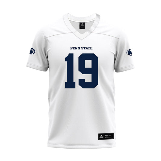 Penn State - NCAA Football : Chaz Coleman - White Premium Football Jersey-0