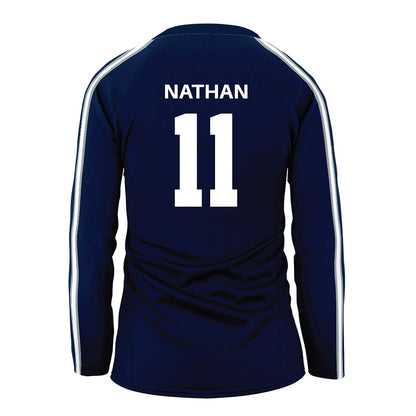 Penn State - NCAA Women's Volleyball : Jocelyn Nathan - Navy Volleyball Jersey-1