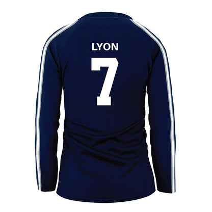 Penn State - NCAA Women's Volleyball : Addie Lyon - Navy Volleyball Jersey-1