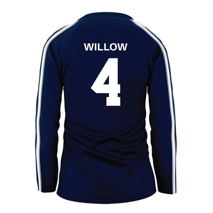 Penn State - NCAA Women's Volleyball : Karis Willow - Navy Volleyball Jersey-1