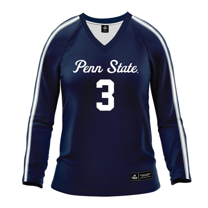 Penn State - NCAA Women's Volleyball : Gillian Grimes - Navy Volleyball Jersey-0