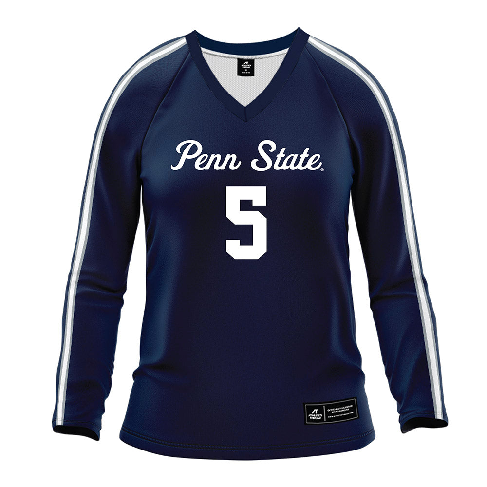 Penn State - NCAA Women's Volleyball : Jordan Hopp - Navy Volleyball Jersey-0