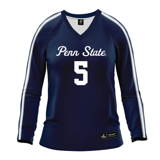 Penn State - NCAA Women's Volleyball : Jordan Hopp - Navy Volleyball Jersey-0