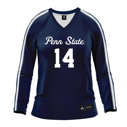 Penn State - NCAA Women's Volleyball : Caroline Jurevicius - Navy Volleyball Jersey-0