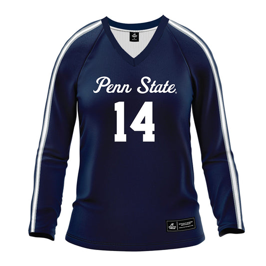 Penn State - NCAA Women's Volleyball : Caroline Jurevicius - Navy Volleyball Jersey-0