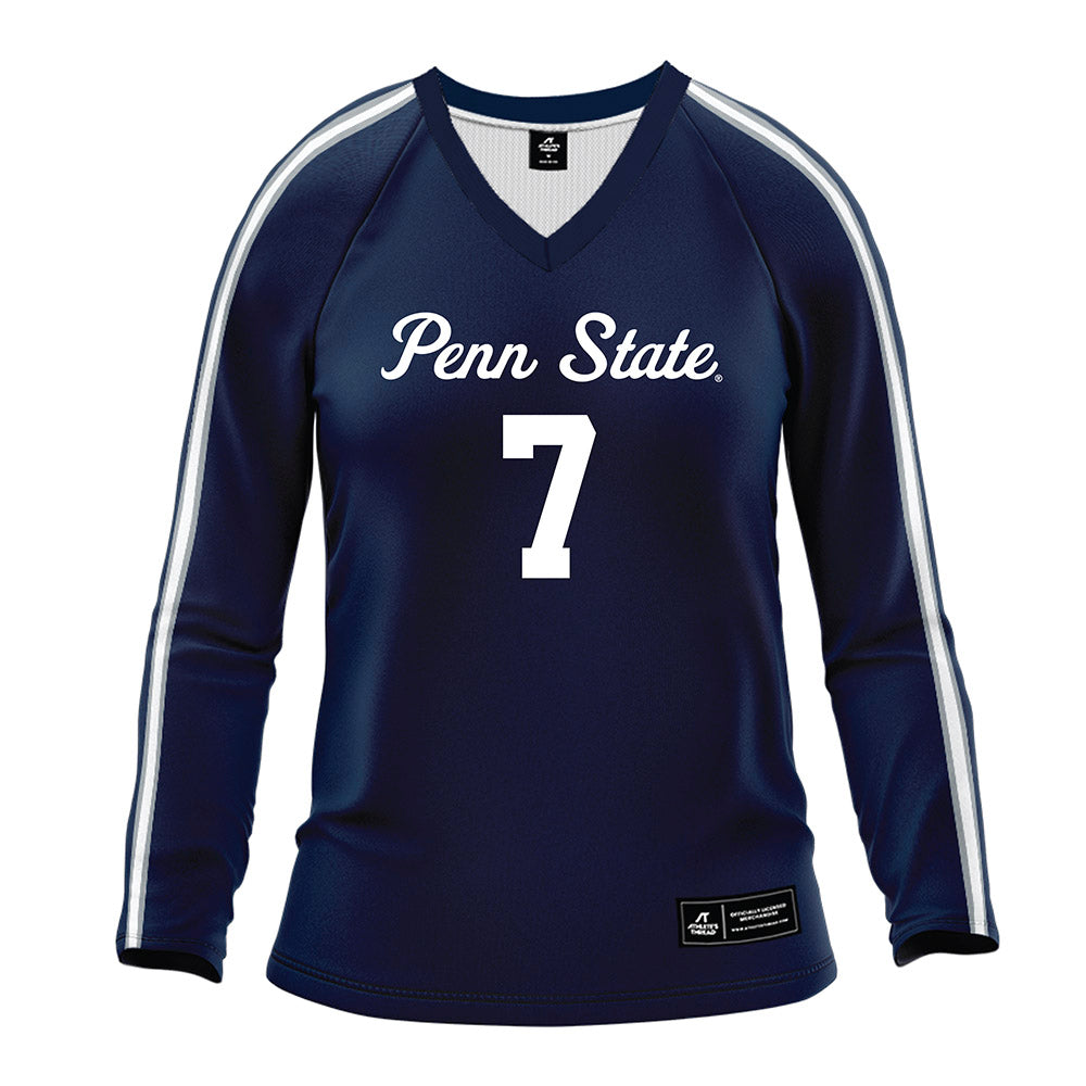 Penn State - NCAA Women's Volleyball : Addie Lyon - Navy Volleyball Jersey-0
