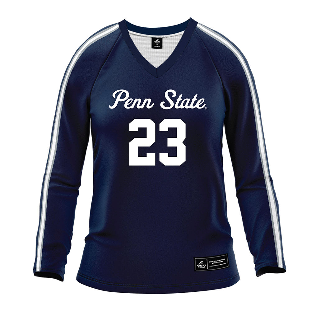 Penn State - NCAA Women's Volleyball : Catherine Burke - Navy Volleyball Jersey-0