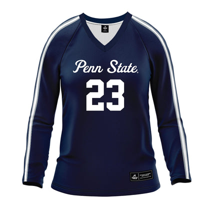 Penn State - NCAA Women's Volleyball : Catherine Burke - Navy Volleyball Jersey-0
