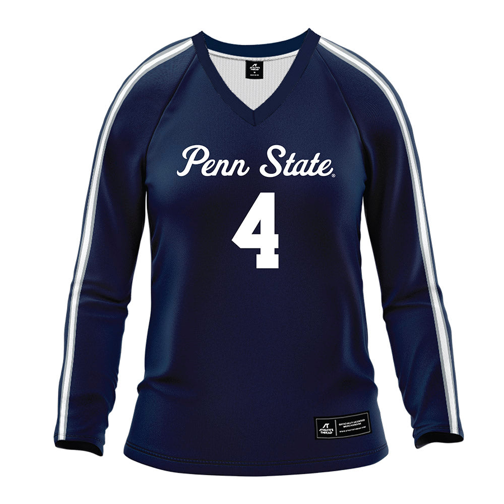 Penn State - NCAA Women's Volleyball : Karis Willow - Navy Volleyball Jersey-0