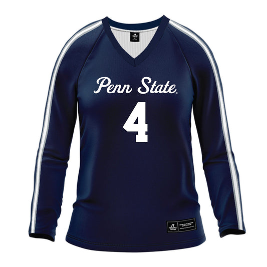 Penn State - NCAA Women's Volleyball : Karis Willow - Navy Volleyball Jersey-0