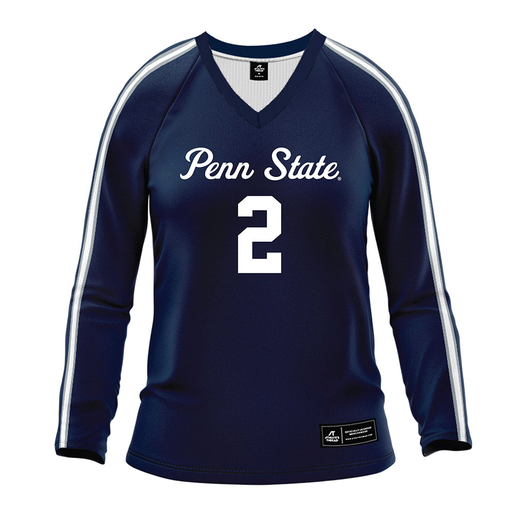 Penn State - NCAA Women's Volleyball : Ava Falduto - Navy Volleyball Jersey-0
