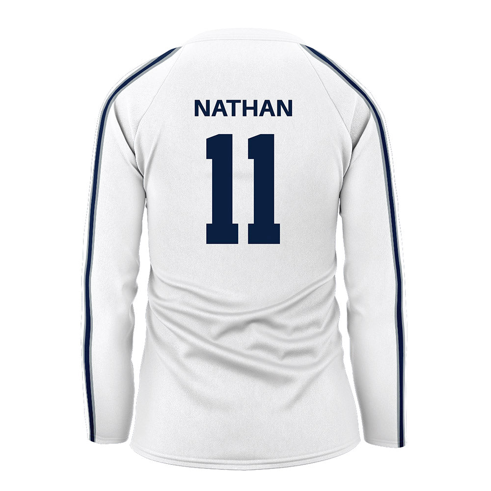Penn State - NCAA Women's Volleyball : Jocelyn Nathan - White Volleyball Jersey-1