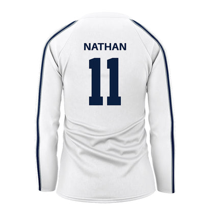 Penn State - NCAA Women's Volleyball : Jocelyn Nathan - White Volleyball Jersey-1
