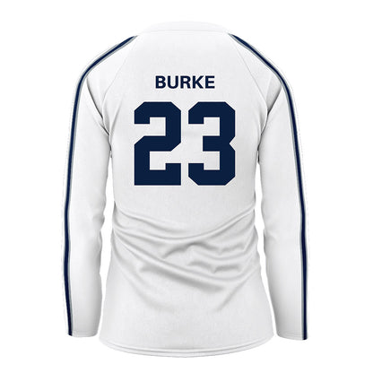 Penn State - NCAA Women's Volleyball : Catherine Burke - White Volleyball Jersey-1