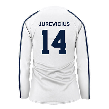 Penn State - NCAA Women's Volleyball : Caroline Jurevicius - White Volleyball Jersey-1