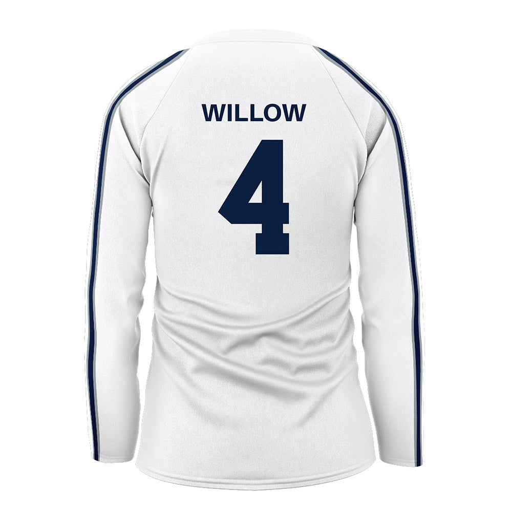 Penn State - NCAA Women's Volleyball : Karis Willow - White Volleyball Jersey-1