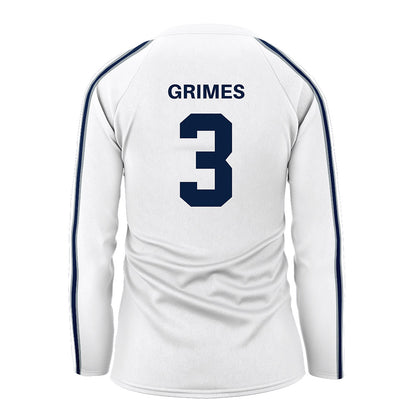Penn State - NCAA Women's Volleyball : Gillian Grimes - White Volleyball Jersey-1