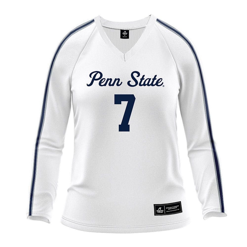 Penn State - NCAA Women's Volleyball : Addie Lyon - White Volleyball Jersey-0