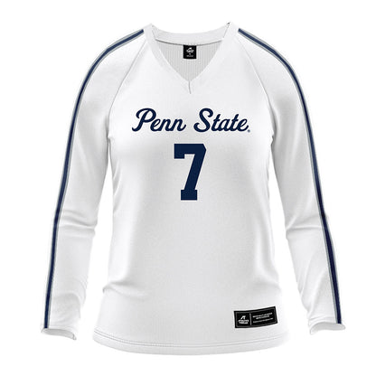Penn State - NCAA Women's Volleyball : Addie Lyon - White Volleyball Jersey-0
