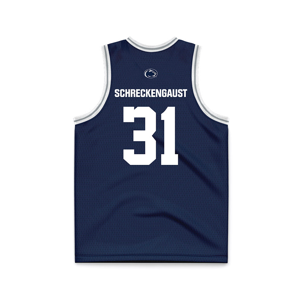 Penn State - NCAA Women's Field Hockey : Hannah Schreckengaust - Navy Basketball Jersey-1