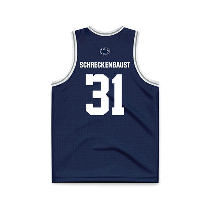 Penn State - NCAA Women's Field Hockey : Hannah Schreckengaust - Navy Basketball Jersey-1