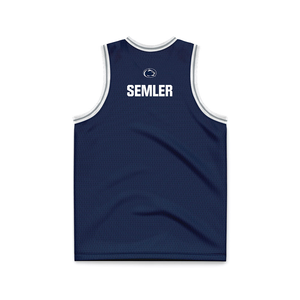 Penn State - NCAA Women's Field Hockey : Aubrey Semler - Navy Basketball Jersey-1