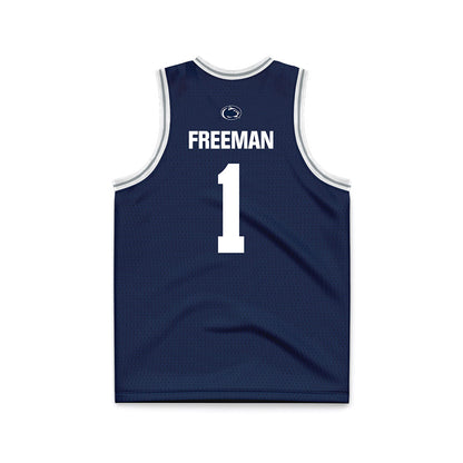 Penn State - NCAA Women's Field Hockey : Natalie Freeman - Navy Basketball Jersey-1
