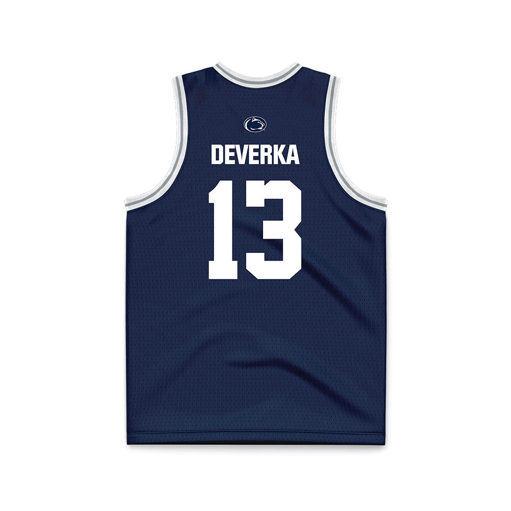 Penn State - NCAA Women's Field Hockey : Aby Deverka - Navy Basketball Jersey-1