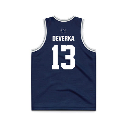 Penn State - NCAA Women's Field Hockey : Aby Deverka - Navy Basketball Jersey-1