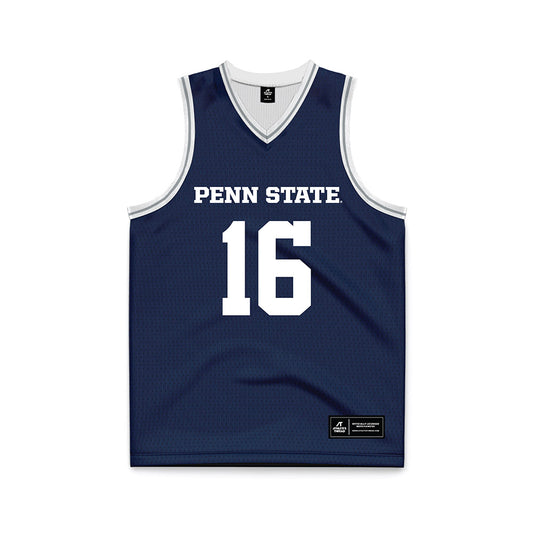 Penn State - NCAA Women's Field Hockey : Elise DeWan - Navy Basketball Jersey-0