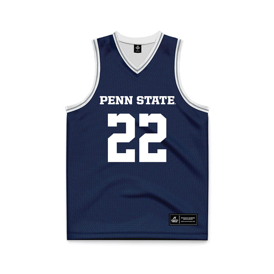 Penn State - NCAA Women's Field Hockey : Emmy McCulley - Navy Basketball Jersey-0